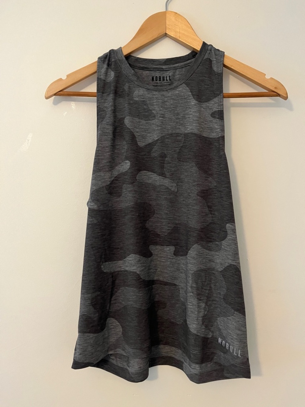 NOBULL Gray Camo Muscle Tank
